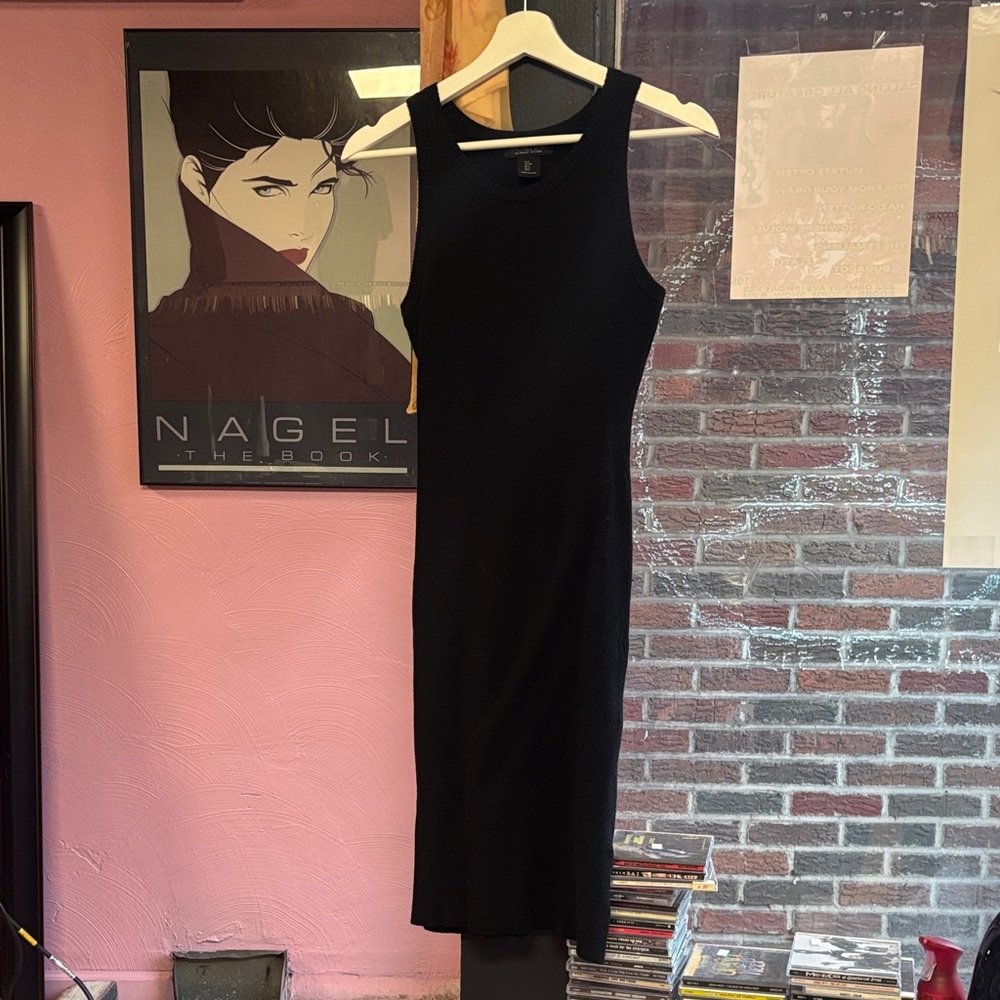 Rachel Zoe Elegant Black Sleeveless Midi Dress - Picture 1 of 4